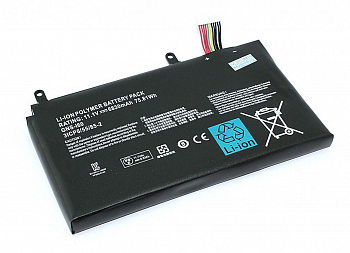 Аккумулятор (батарея) GNS-I60 для ноутбука Gigabyte P35W v2, 11.1В, 6830мА, 75.81Вт