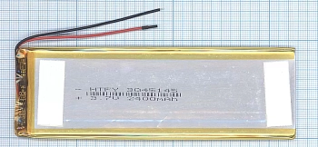 Аккумуляторная батарея Li-Pol (3x45x145мм), 2pin, 3.7В, 2400мАч